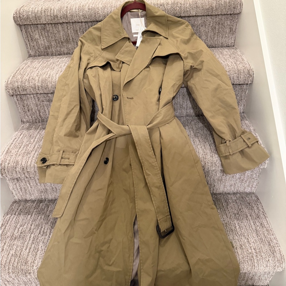Mango Khaki Trench Coat